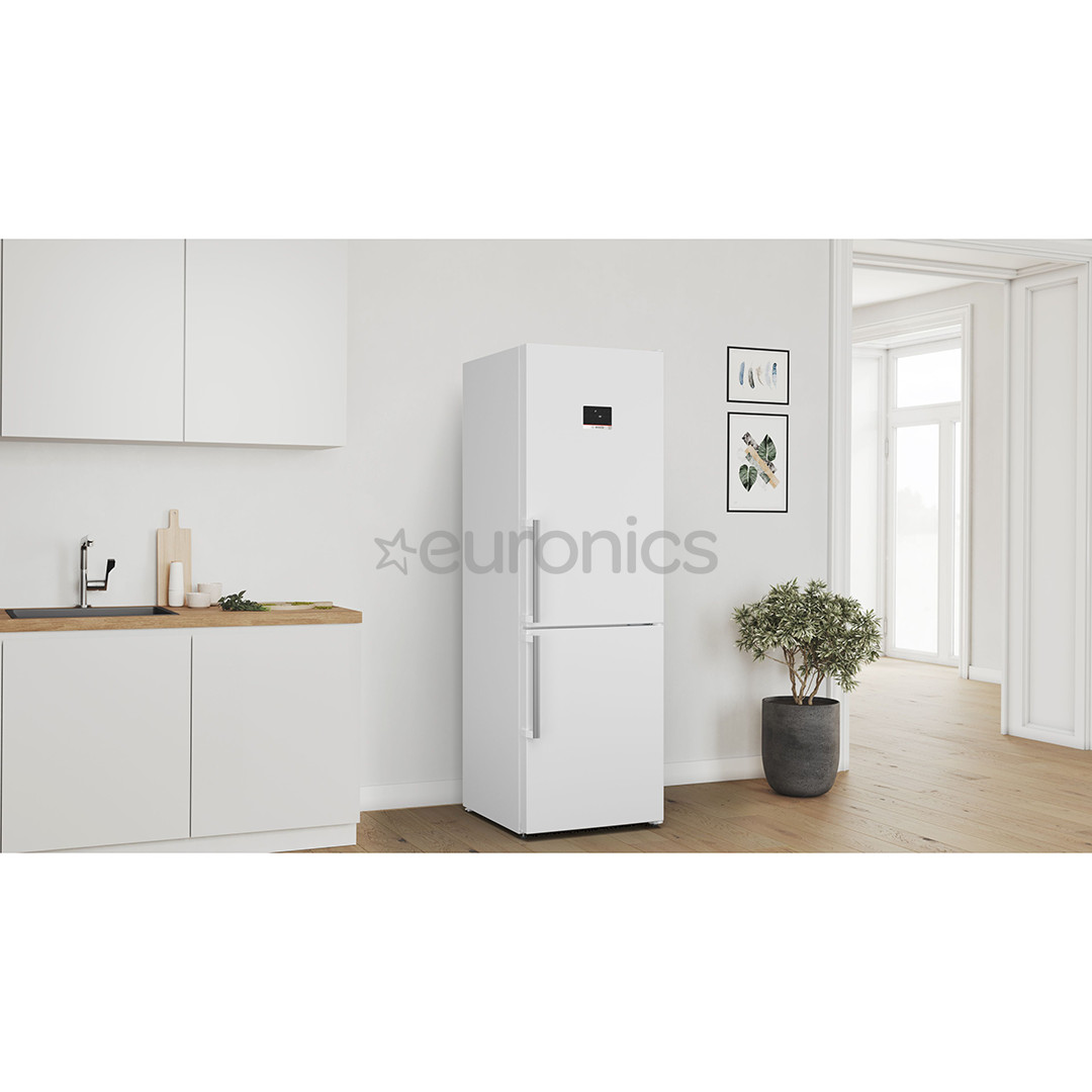 Bosch, NoFrost, 321 L, height 186 cm, white - Refrigerator
