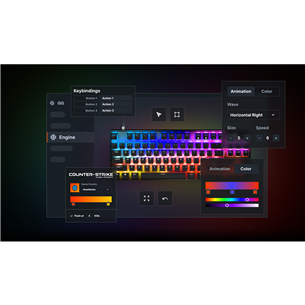 SteelSeries Apex Pro TKL (2023), US, черный - Клавиатура
