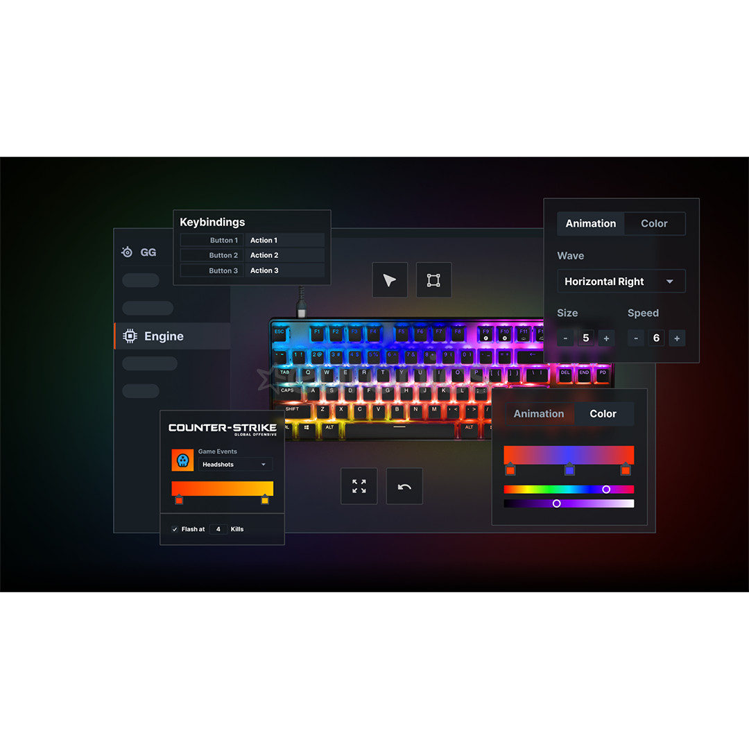 SteelSeries Apex Pro TKL (2023), US, черный - Клавиатура