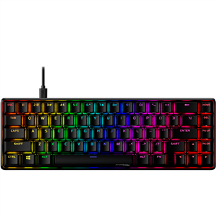 HyperX Alloy Origins 65, HyperX Red, Linear, US, black - Mechanical Keyboard