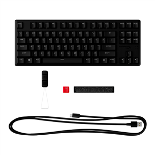 HyperX Alloy Origins Core PBT HX Blue, HyperX Blue, Clicky, US - Mehaaniline klaviatuur