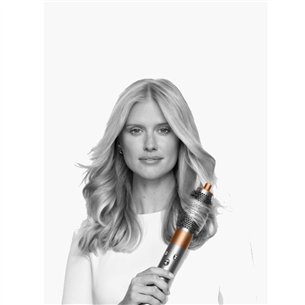 Dyson HS05 Airwrap Complete Long, 1300 W, lilla/roosa - Föön-koolutaja