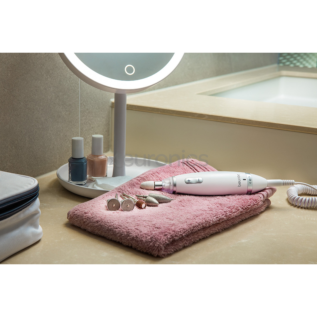 Beurer, white - Manicure/pedicure set