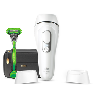Braun Silk-expert Pro 5, white - IPL Hair removal device for men, PL5145 |  Euronics