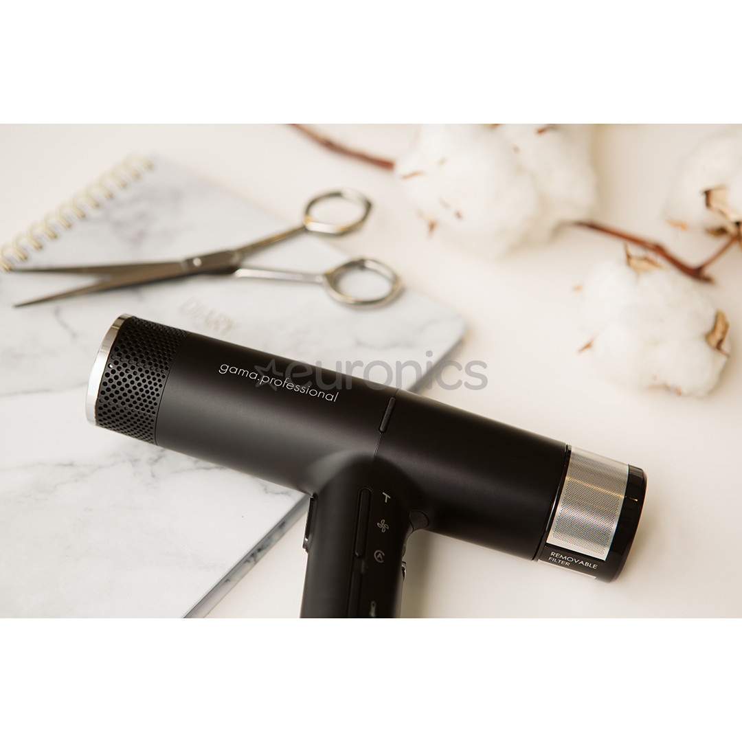 GA.MA iQ2 Perfetto, 1600 W, must - Föön