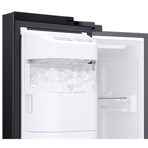 Samsung, Family Hub, 614 L, height 178 cm, black - SBS Refrigerator