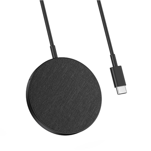 Anker PowerWave II Magnetic Pad, 7,5 W, kangas, hall - Juhtmevaba laadimisalus
