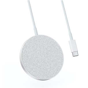 Anker PowerWave II Magnetic Pad, 7.5 W, fabric, silver - Wireless charging pad