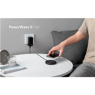 Anker PowerWave II Pad, 15 W, must - Juhtmevaba laadimisalus