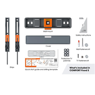 Vogels TVM 3203 Fixed TV Wall Mount, 19"-50'', must - LCD kinnitus