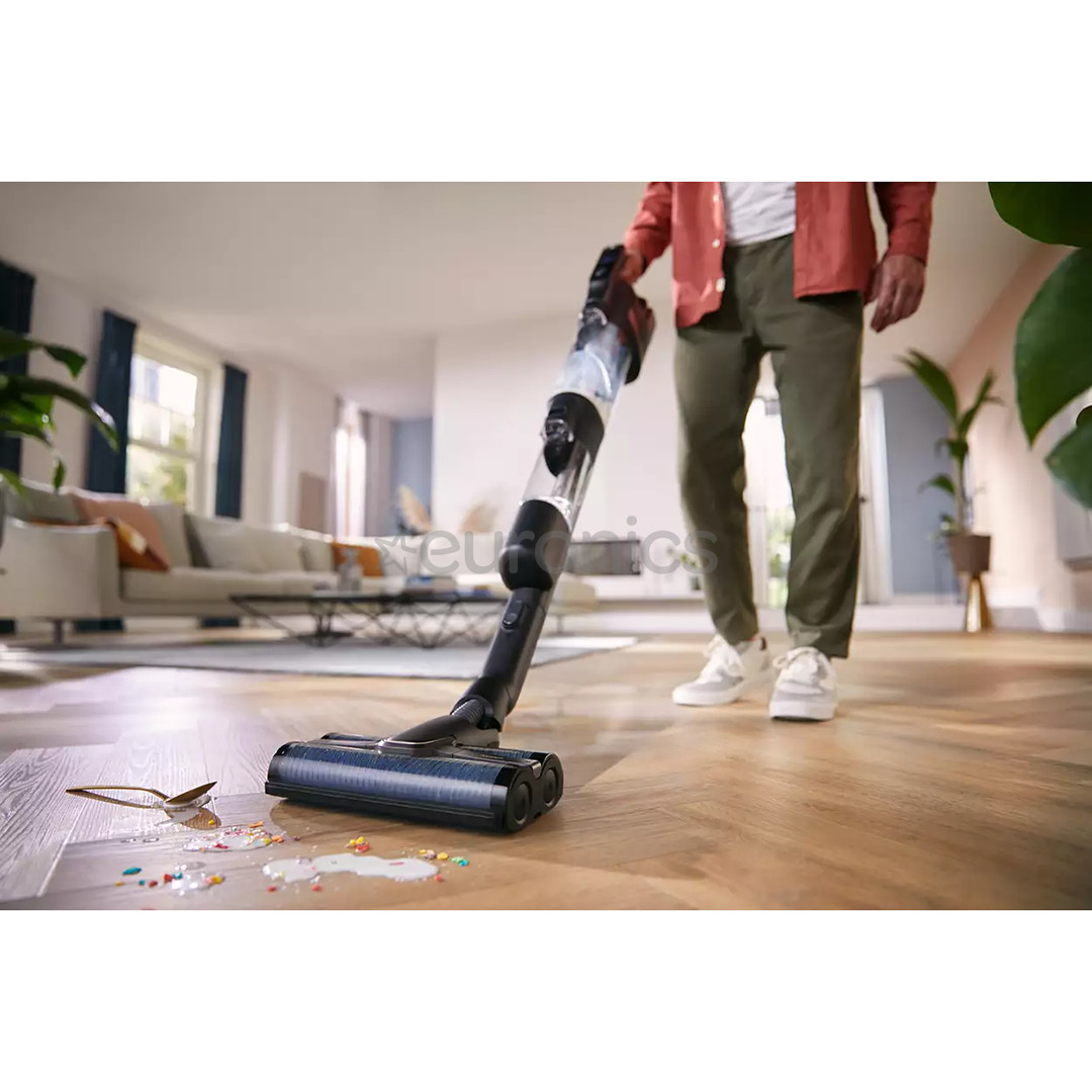 Philips AquaTrio Cordless 9000, сухая и влажная уборка, черный - Беспроводной пылесос