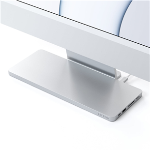 Satechi USB-C Slim Dock for 24'' iMac, серебристый - Док-станция