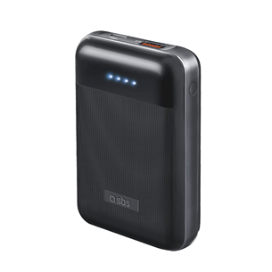 SBS Power Delivery 20W, 10 000 mAh, black - Power bank