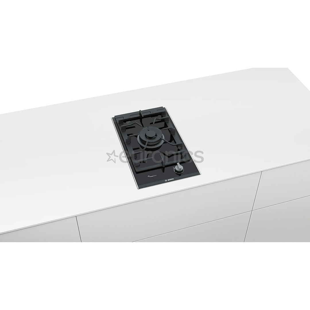Bosch Domino, 1 keeduala, laius 30,6 cm, must - Integreeritav gaasipliidiplaat