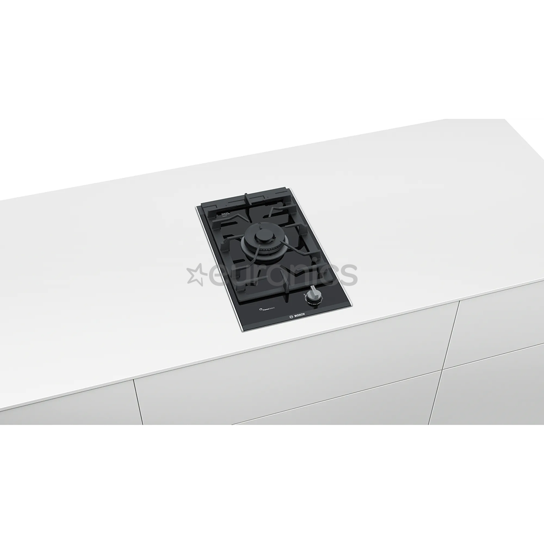 Bosch Domino, 1 keeduala, laius 30,6 cm, must - Integreeritav gaasipliidiplaat
