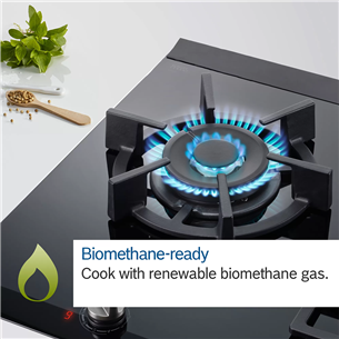 Bosch Domino, 1 burner, width 30.6 cm, black - Built-in Gas Hob