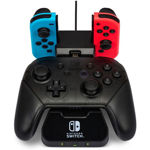 PowerA Nintendo Switch Controller Charging Base, черный - Зарядное устройство для контроллеров