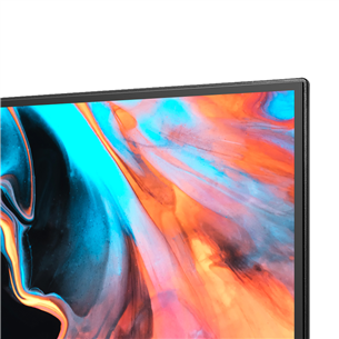 Hisense E7HQ, 43'', 4K UHD, QLED, боковые ножки, черный - Телевизор