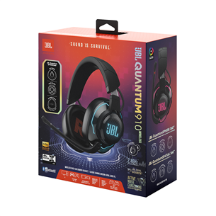 JBL Quantum 910 Wireless, black - Wireless gaming headset