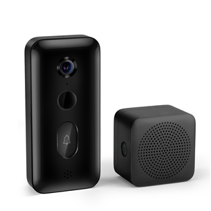 Xiaomi Smart Doorbell 3, 4 MP, WiFi, human detection, night vision, black - Smart doorbell with a camera