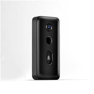 Xiaomi Smart Doorbell 3, 4 МП, WiFi, обнаружение людей, ночной режим, черный - Умный дверной звонок с камерой