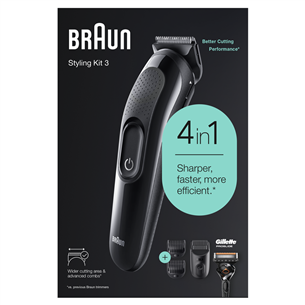 Braun, 4-in-1, black - Multi-Groom Trimmer