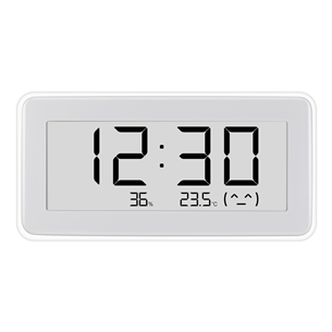 Xiaomi Mi Temperature and Humidity Monitor Clock, белый - Датчик температуры и влажности с часами BHR5435GL