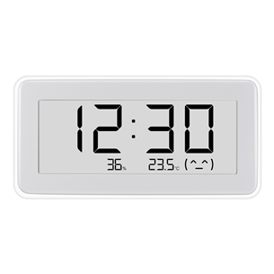 Xiaomi Mi Temperature and Humidity Monitor Clock, valge - Temperatuuri ja niiskusmonitor kellaga