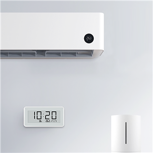 Xiaomi Mi Temperature and Humidity Monitor Clock, valge - Temperatuuri ja niiskusmonitor kellaga