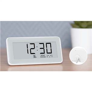 Xiaomi Mi Temperature and Humidity Monitor Clock, white