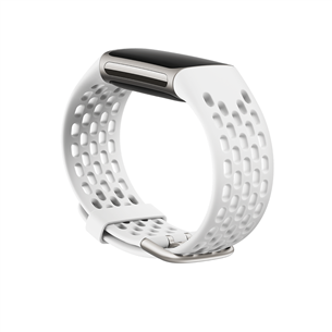 Fitbit Sport Band Charge 5, большой, белый - Ремешок для часов FB181SBWTL
