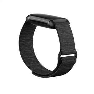 Fitbit Hook & Loop Band Charge 5, large, charcoal - Watch band