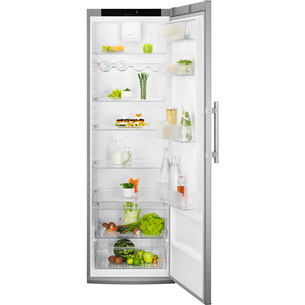 Electrolux 600, 390 л, высота 186 см, серый - Холодильный шкаф