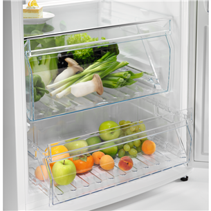 Electrolux 600, 390 л, высота 186 см, серый - Холодильный шкаф