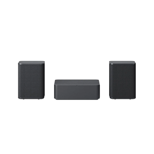 LG SPQ8-S, 2.0 channels, black - Soundbar rear speakers