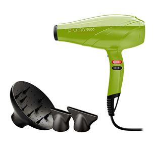 GA.MA Pluma 5500 Endurance Ion, 2400 W, green - Hair dryer