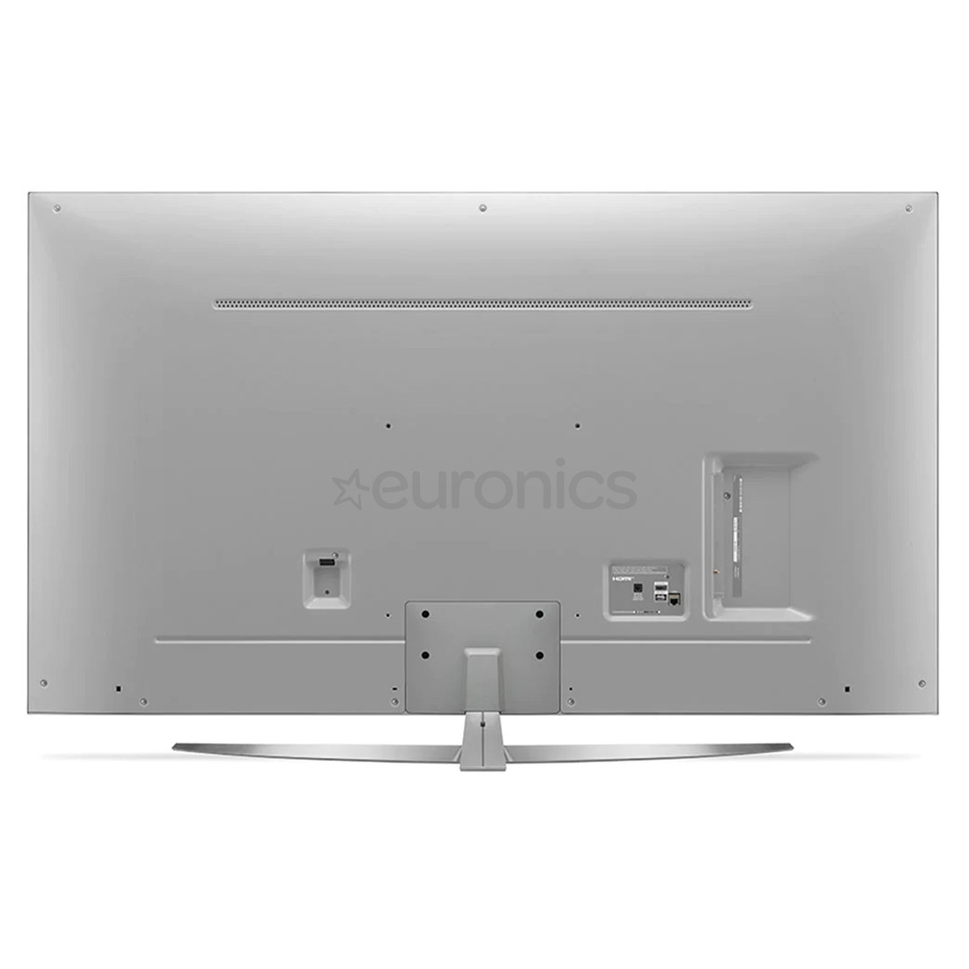 LG NANO783QA, 50", 4K UHD, LCD, NanoCell, jalg keskel, hõbedane - Teler