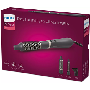 Philips 3000 Series, 800 W, grey - Air styler