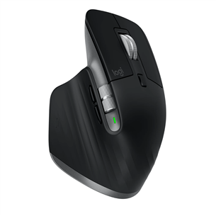 Logitech MX Master 3S, silent, black - Wireless Mouse for Mac