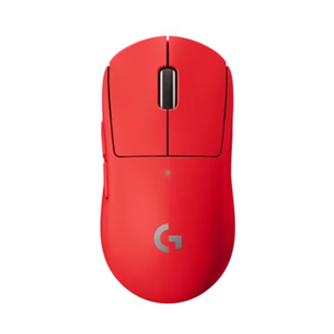 Logitech G Pro X, punane - Juhtmevaba optiline hiir