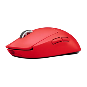 Logitech G Pro X, punane - Juhtmevaba optiline hiir
