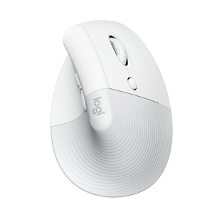 Logitech Lift Vertical Ergonomic for Mac, white - Wireless Optical Mouse