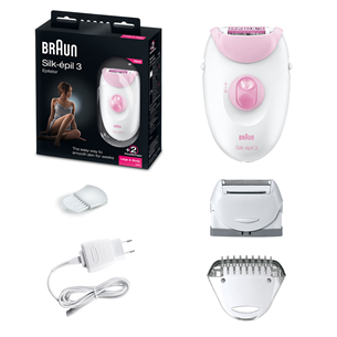 Braun Silk-épil 3, valge - Epilaator