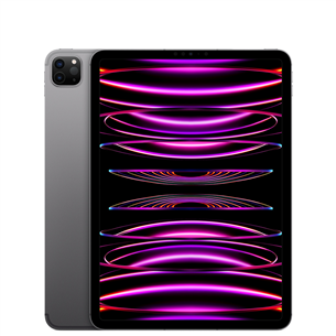 Apple iPad Pro 11'' (2022), 256 ГБ, WiFi + LTE, серый космос - Планшет