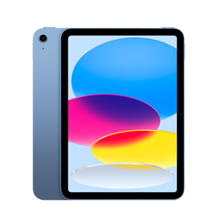 Apple iPad 10,9" (2022), 64 ГБ, WiFi, синий - Планшет MPQ13HC/A