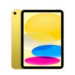 Apple iPad 10,9" (2022), 256 GB, WiFi, kollane - Tahvelarvuti