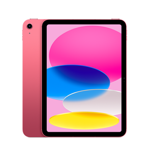 Apple iPad 10,9" (2022), 64 GB, WiFi, roosa - Tahvelarvuti