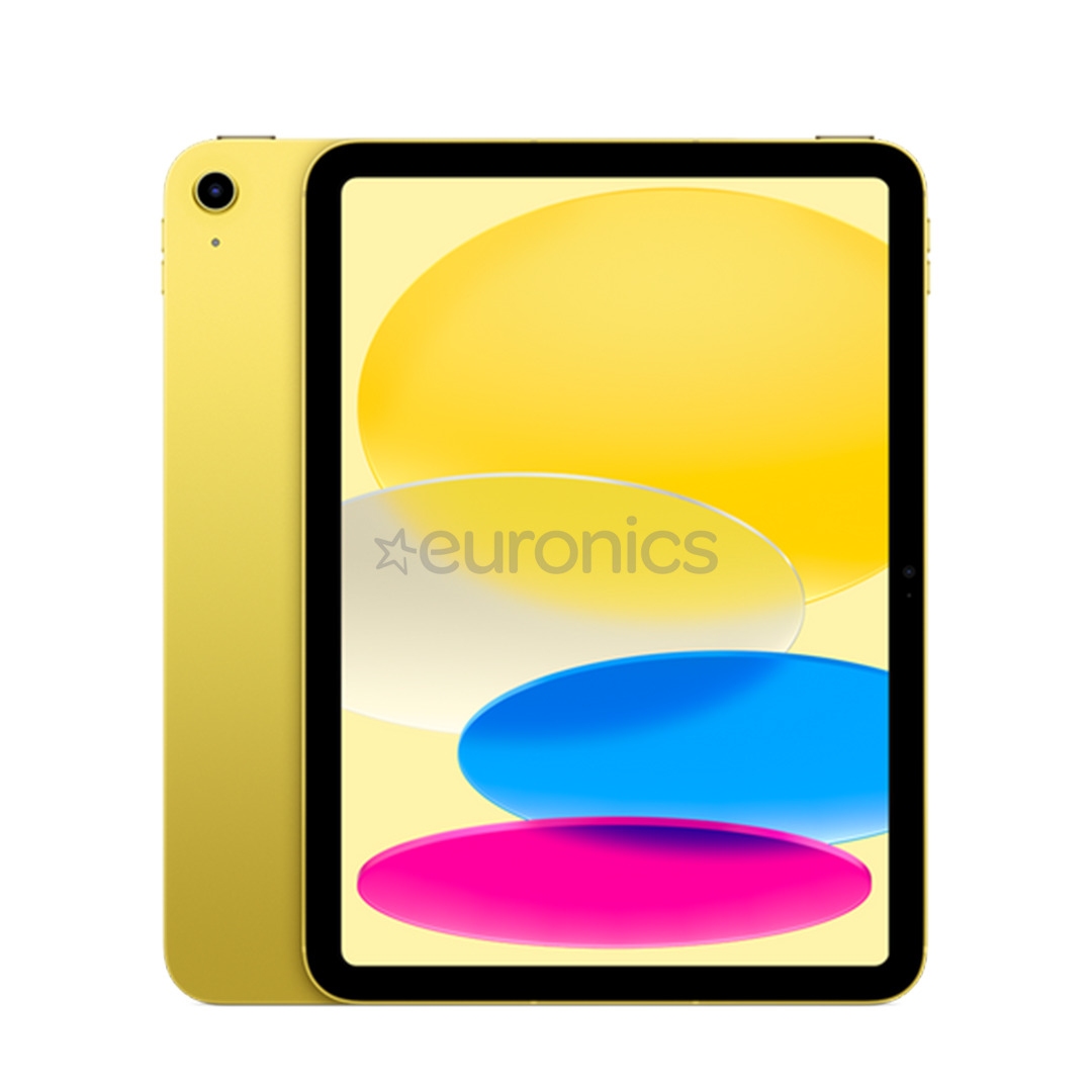 Apple iPad 10,9" (2022), 256 ГБ, WiFi + LTE, желтый - Планшет