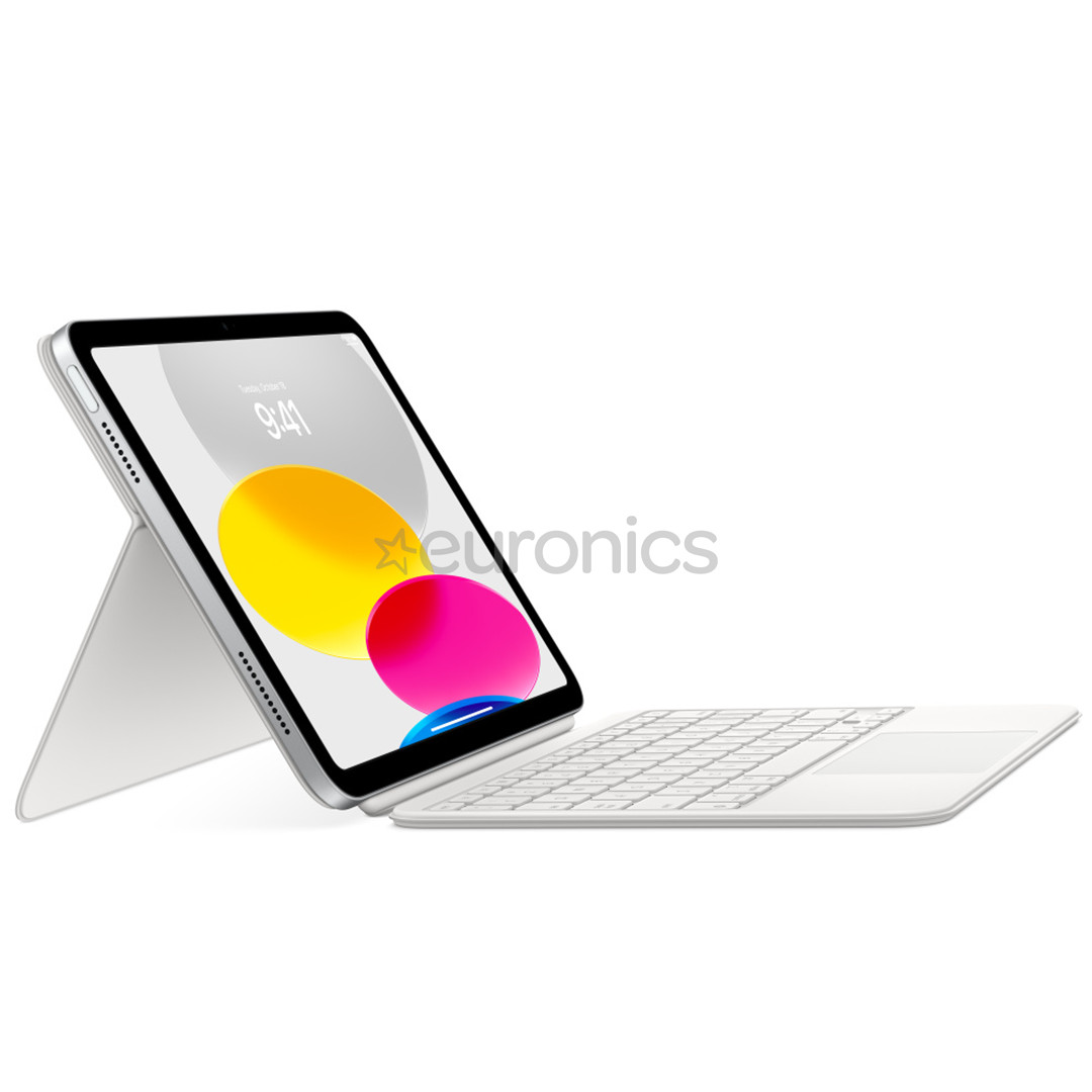Apple Magic Keyboard Folio for iPad 10, SWE, white - Tablet Cover with Keyboard