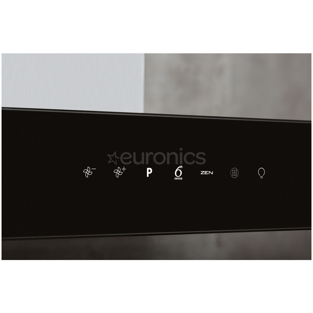 Whirlpool, 730 m³/h, laius 59,8 cm, roostevaba teras - Õhupuhasti